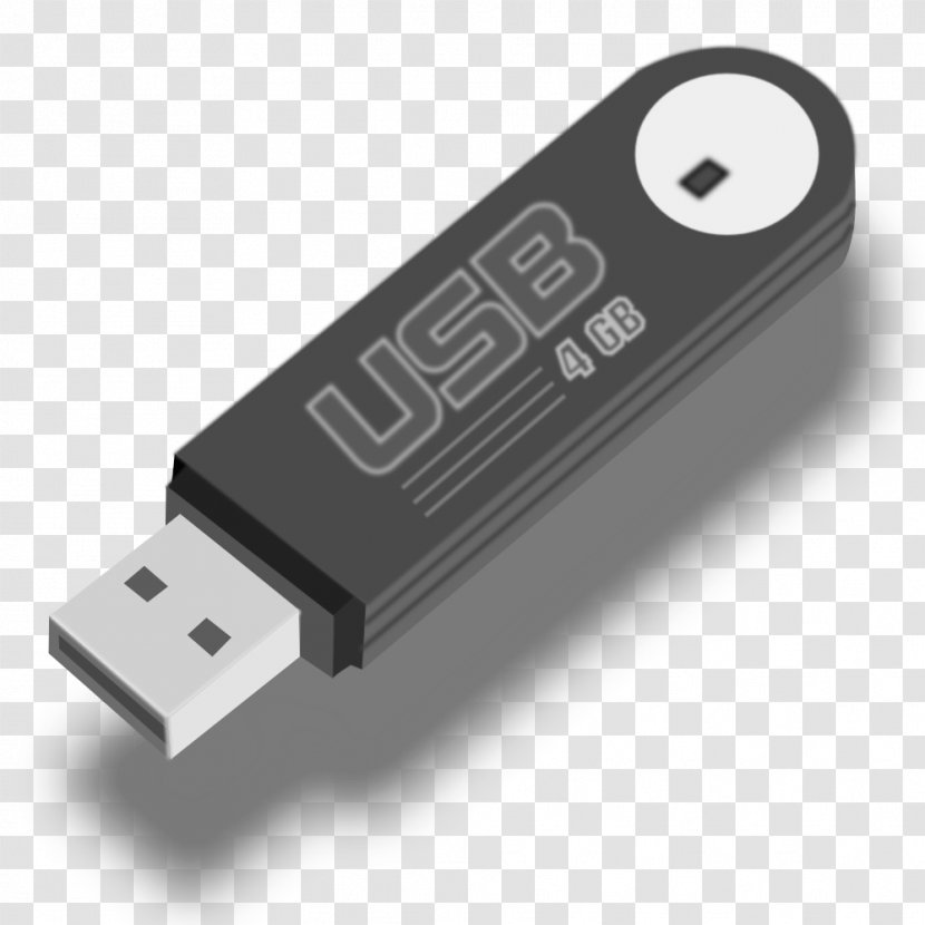 USB Flash Drive Memory Computer Data Storage SanDisk Cruzer - Compact Disc - Usb Transparent PNG
