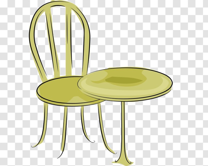 Table Chair Oval - Furniture Transparent PNG