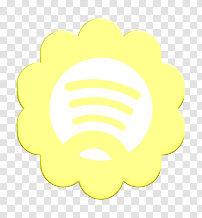 Flower Icon Media Round - Social - Logo Yellow Transparent PNG
