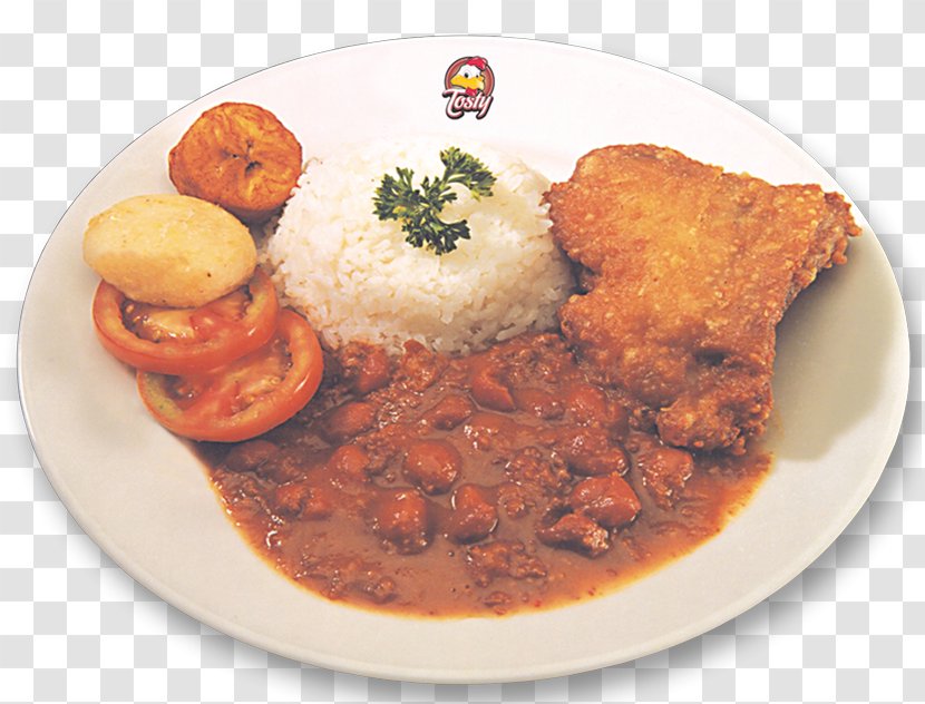 Japanese Curry Arroz Con Pollo Rice And Beans Fried Chicken Mole Sauce - As Food Transparent PNG
