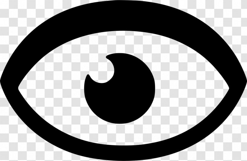 Circle Clip Art Point Black Crescent - Monochrome - Eyes On You Icon Transparent PNG