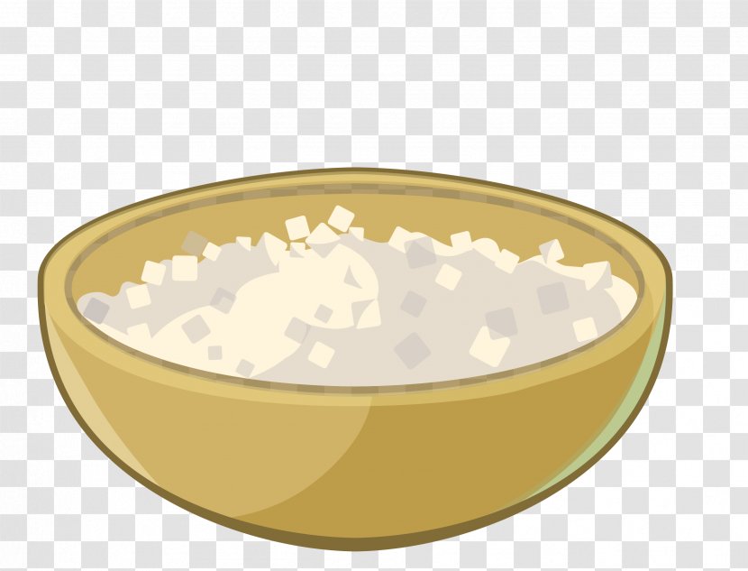 Rice Bowl Clip Art - Food - Vector Yellow Of Transparent PNG