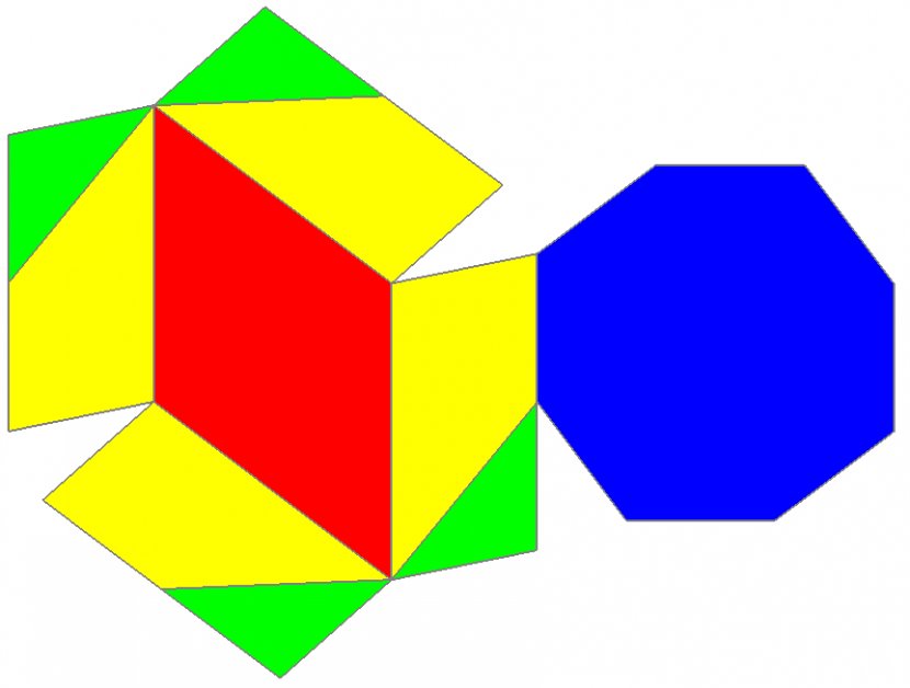 Polyhedron Ten Of Diamonds Decahedron Cube Net Edge - Face - Geometry Transparent PNG