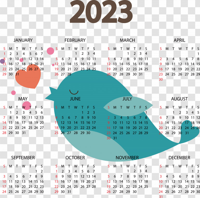 Calendar 2023 2022 Week Calendar Transparent PNG