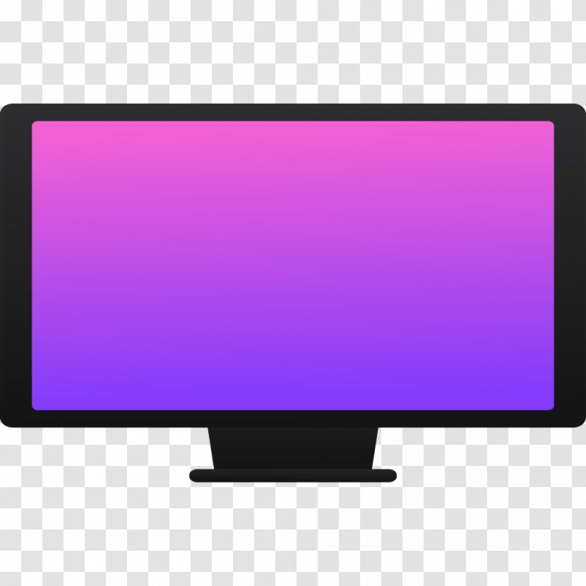 LED-backlit LCD Computer Monitors Television Set - Monitor Transparent PNG