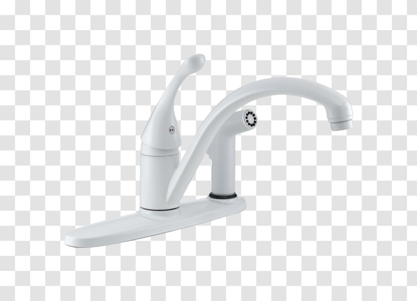 Faucet Handles & Controls Kitchen Faucets Delta Side Sprayer Company - Bathtub Accessory Transparent PNG