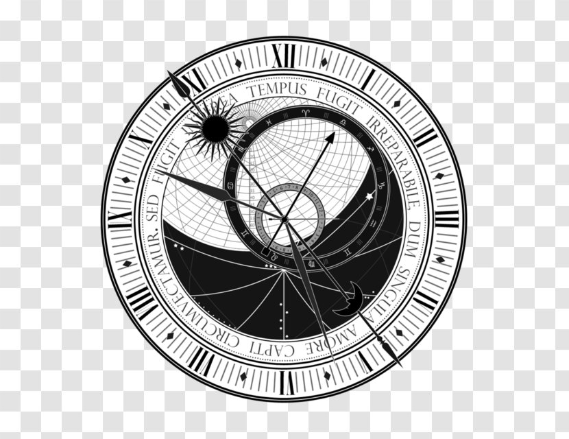 Prague Astronomical Clock Tattoo Astronomy - Gear Transparent PNG