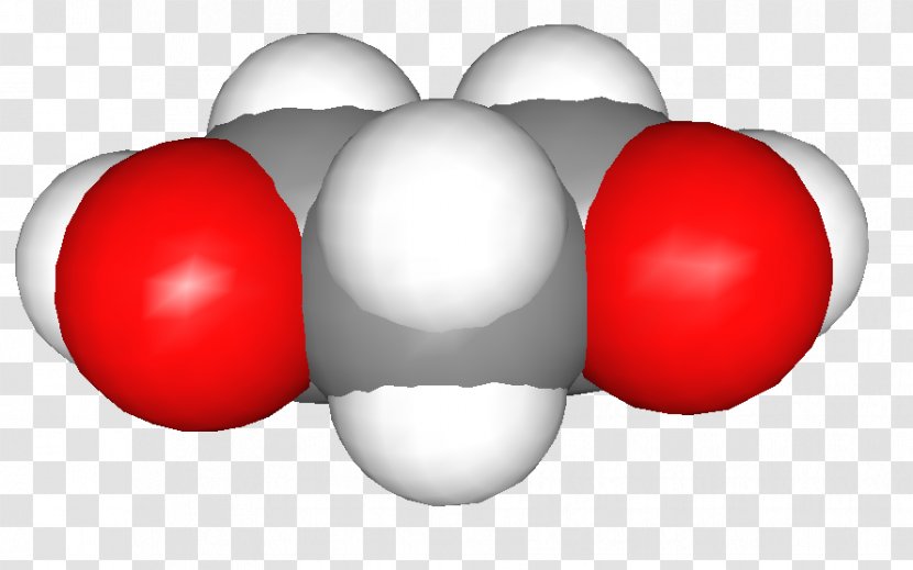 1,3-Propanediol Propylene Glycol Chemical Compound - Chemistry - Spacefilling Model Transparent PNG