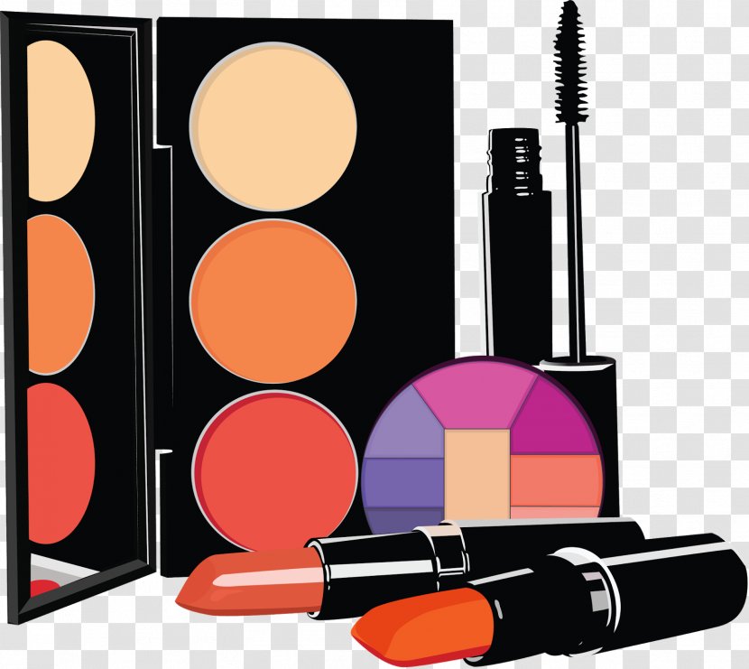 Cosmetics Eye Shadow Lipstick Beautician Clip Art - Make Up Transparent PNG
