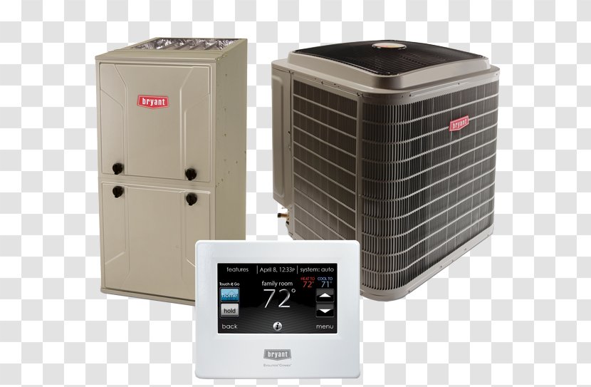 Furnace HVAC Air Conditioning Heat Pump Central Heating - Hvac - Geothermal Transparent PNG