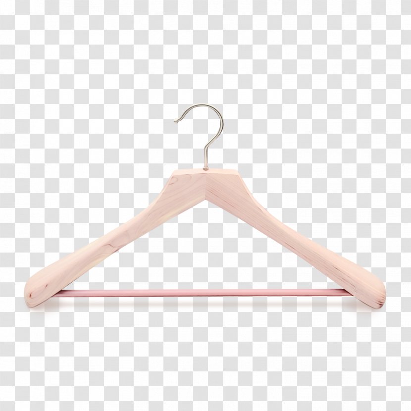 Clothes Hanger Pink Ceiling Table Beige - Wet Ink Transparent PNG