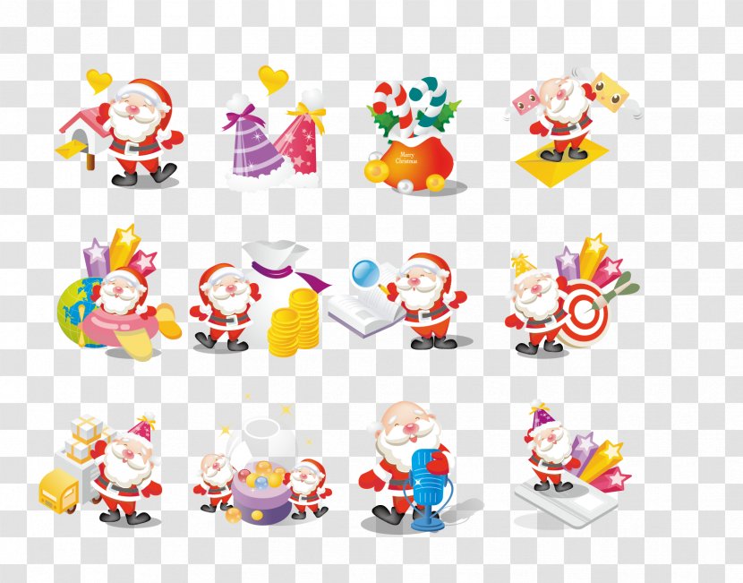 Santa Claus Christmas Tree - Gift Transparent PNG