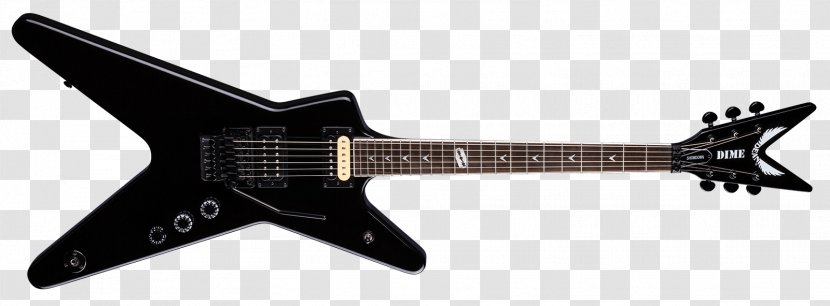 Dean Dimebag Electric Guitar RAZR Series Razorback Guitars - Floyd Rose Transparent PNG