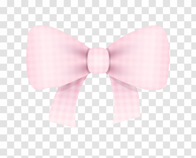 Bow Tie Pink Pattern - Ribbon Transparent PNG
