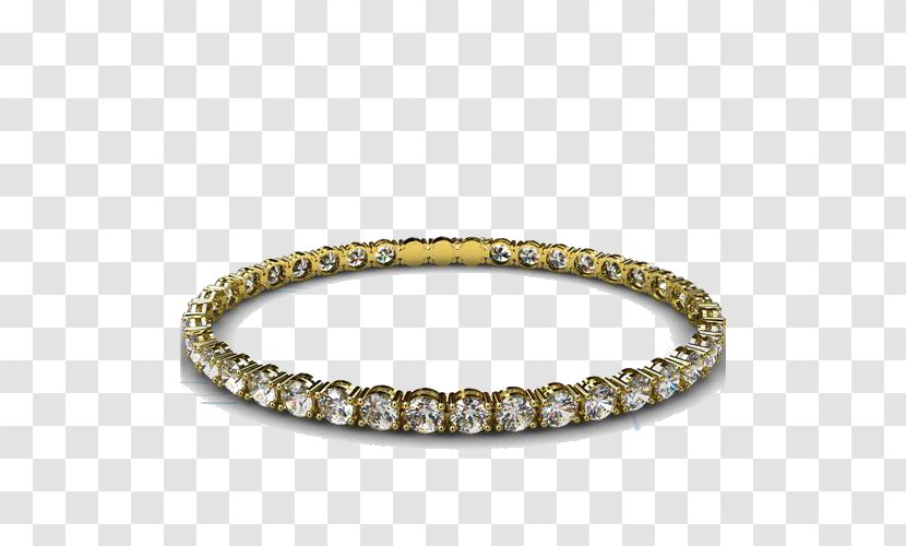 Bracelet Jewellery Gold Diamond Bitxi - Silver Transparent PNG