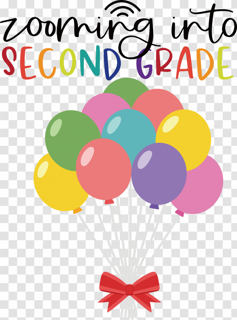 Back To School Second Grade Transparent PNG