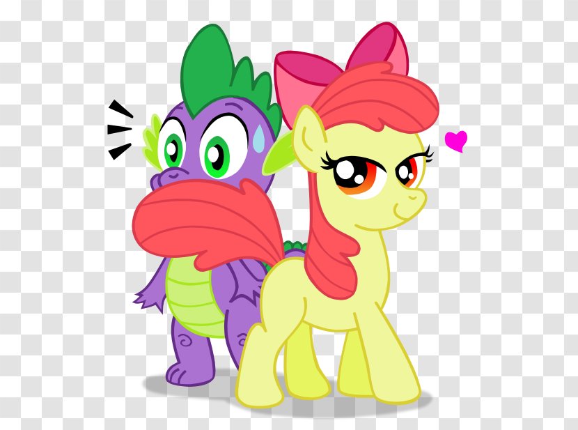 Spike Apple Bloom Rarity Twilight Sparkle Applejack - Magenta - My Little Pony Transparent PNG