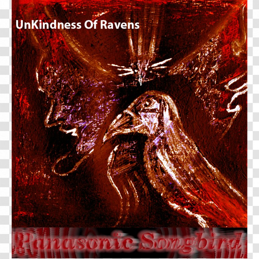 Panasonic Songbird Unkindness Of Ravens Modern Art Painting - Poster Transparent PNG