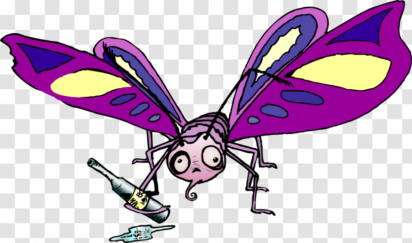 Butterfly Purple Wing Violet Insect Transparent PNG