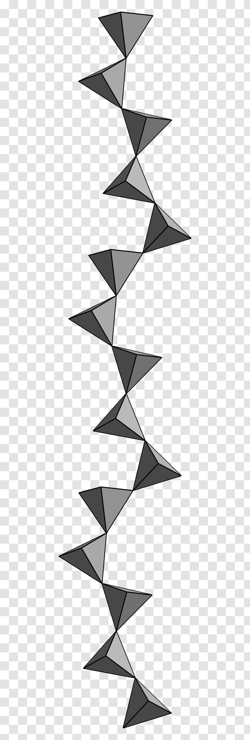 Inosilicaat Tetrahedron Pyroxene Tremolite Mineral - Symmetry - Chain Transparent PNG