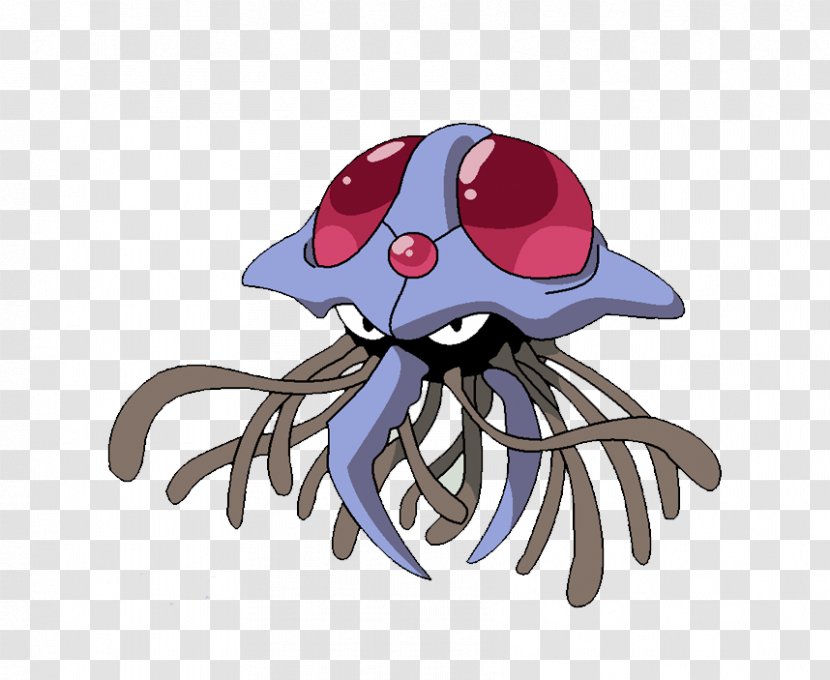 Ash Ketchum Tentacruel Pokémon HeartGold And SoulSilver Trozei! Black 2 White - Cute Jellyfish Transparent PNG