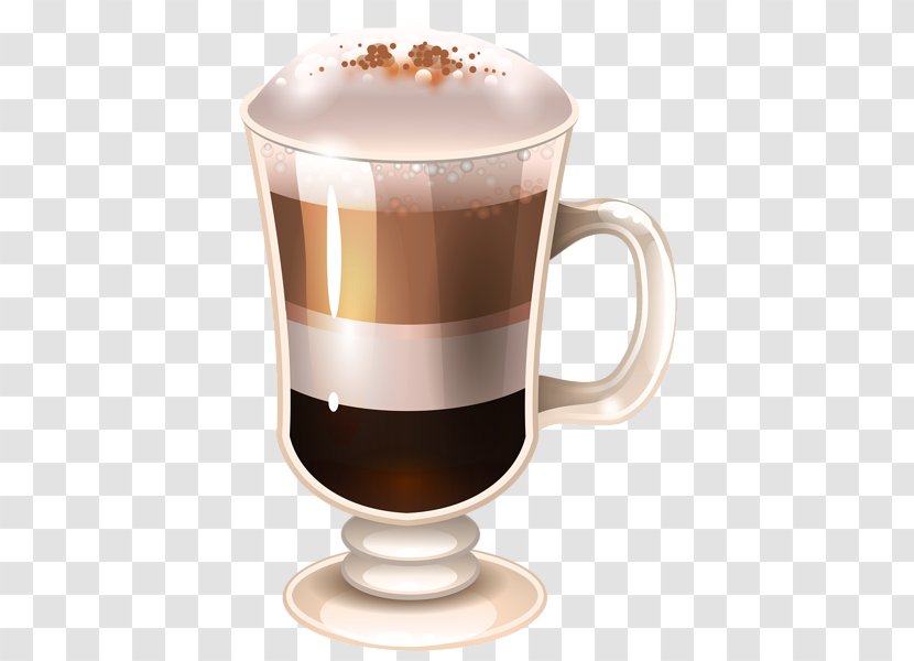 Cappuccino Coffee Latte Cafe Caffè Macchiato - Milk Transparent PNG