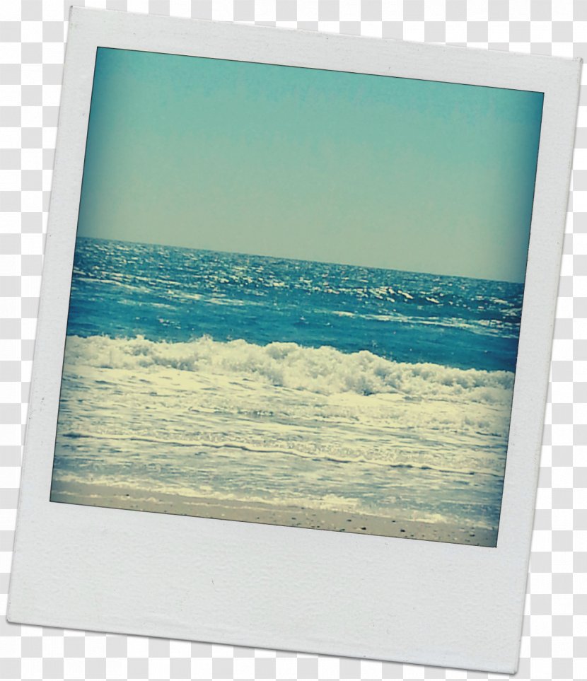 University Of North Carolina At Wilmington Sea Beach Turquoise Teal - Polaroid Transparent PNG