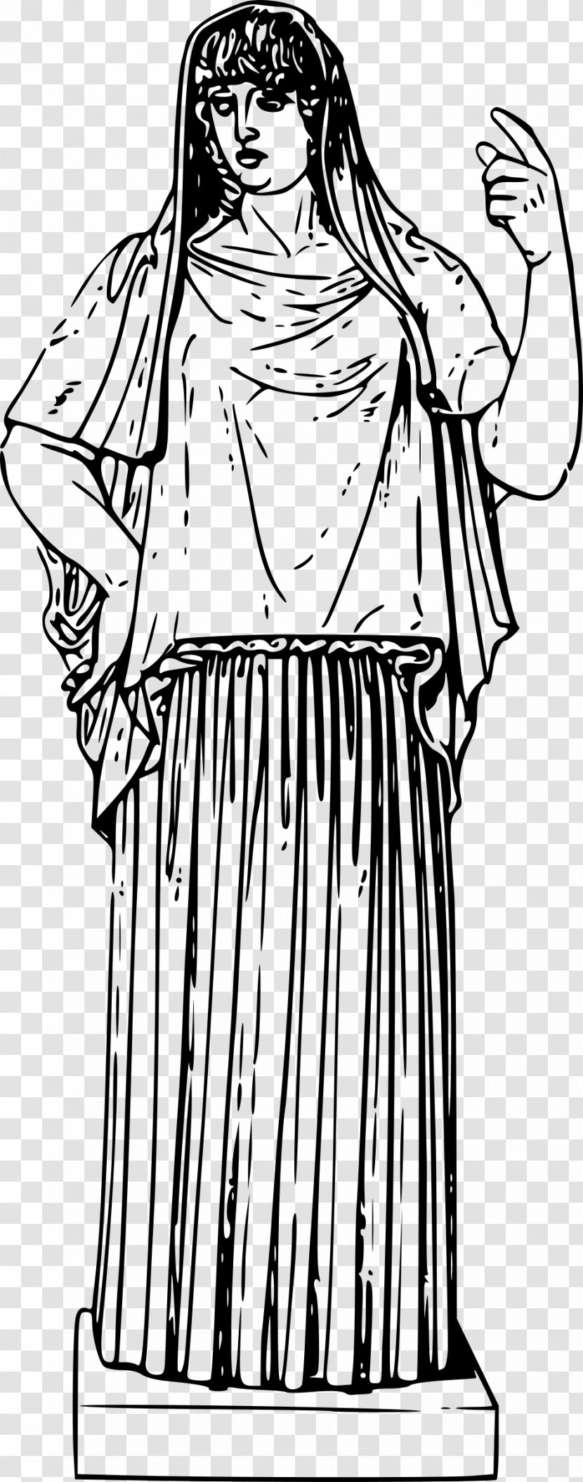 Demeter Hera Hestia Greek Mythology Clip Art - Costume Design - Goddess Transparent PNG