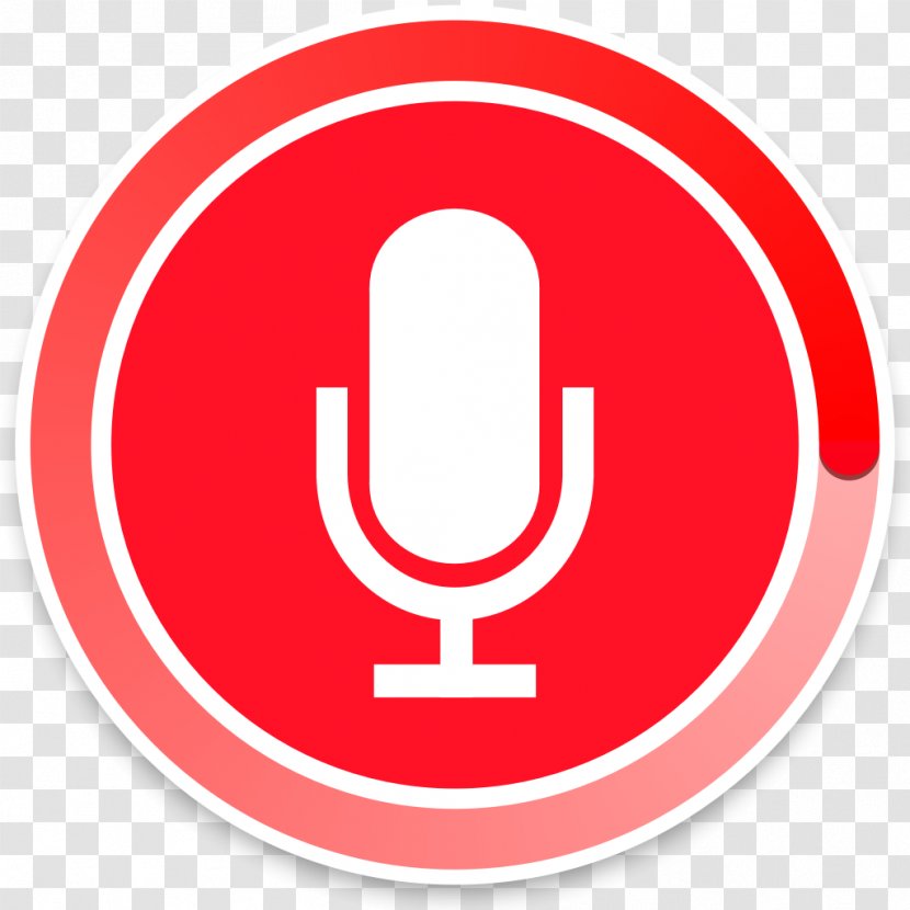 Apple Watch Microphone Sound Recording And Reproduction IPhone - Red - Video Recorder Transparent PNG