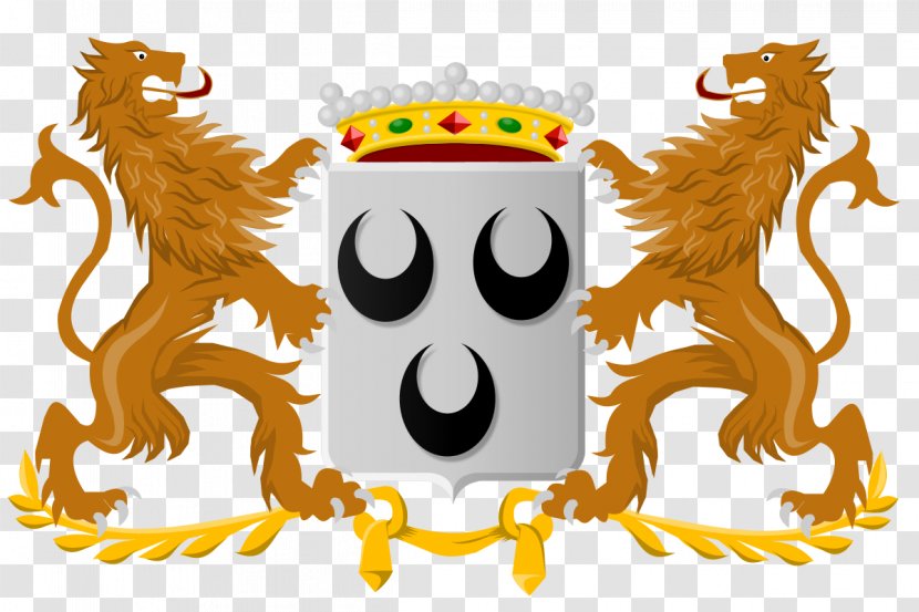 Wapen Van Oosterhout Coat Of Arms Baroniemonument Polanen Family Heraldry - North Brabant Transparent PNG