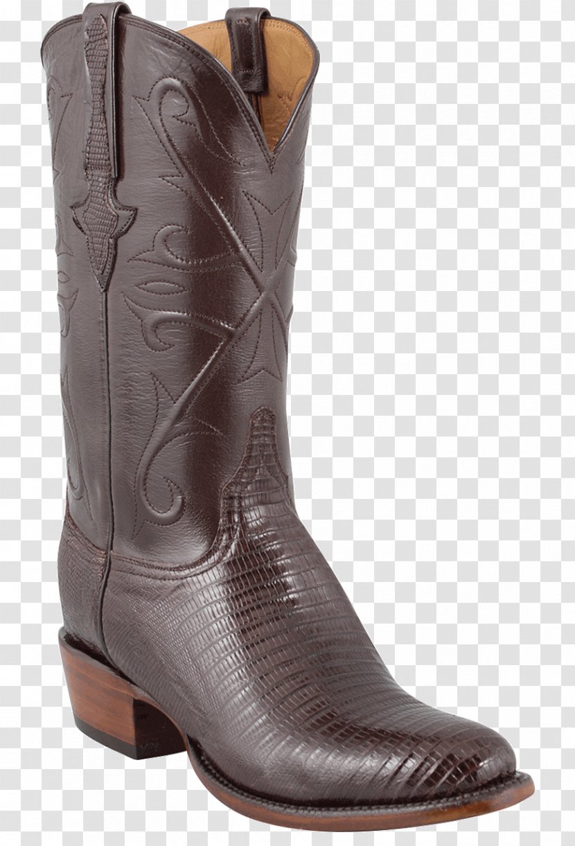 Cowboy Boot Ariat Clothing - Brown - Man Pulling Suitcase Transparent PNG