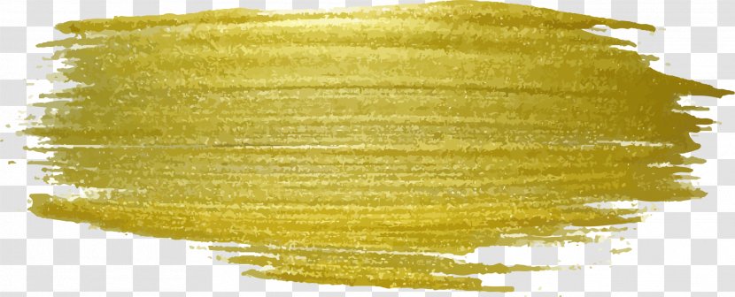 Watercolor Painting - Gold - Paint Transparent PNG