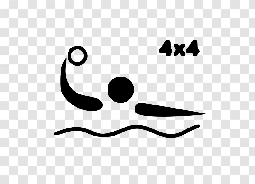Water Polo Swimming Pictogram Olympic Games Sports Transparent PNG