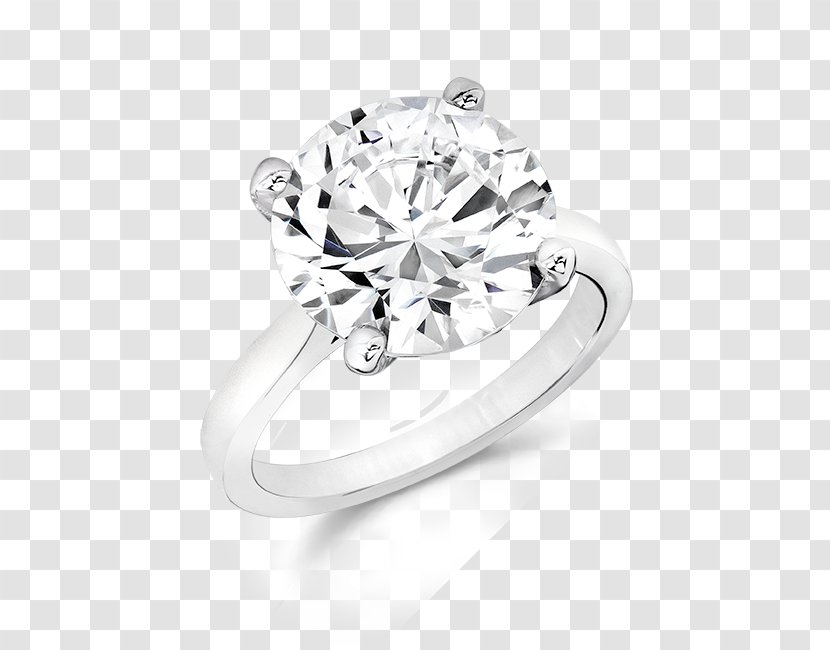 Wedding Ring Silver Body Jewellery Diamond - Cubic Zirconia Transparent PNG