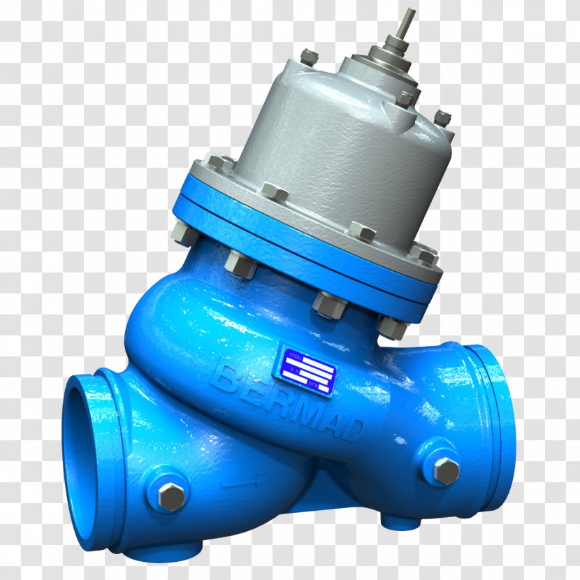 Relief Valve Bermad Water Technologies Hydraulics Pressure Regulator Transparent PNG