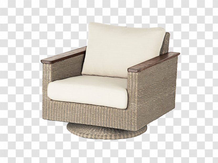 Couch Cartoon - Chair - Beige Furniture Transparent PNG