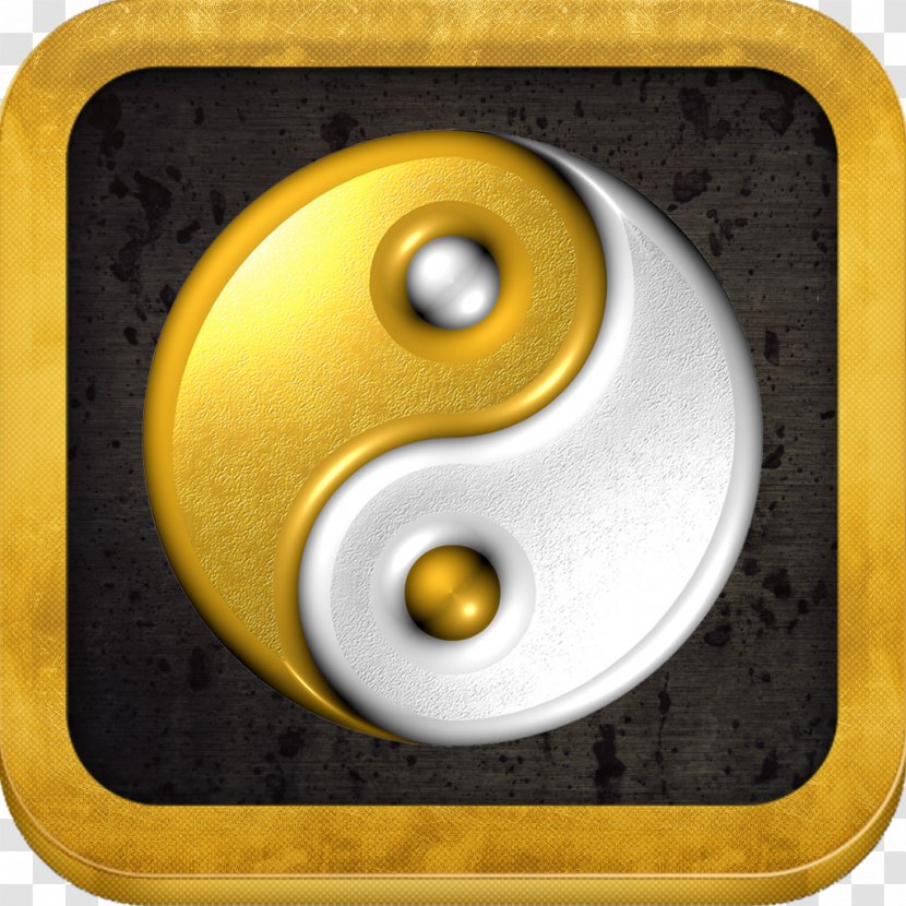 Yin And Yang Art Metal Gui - Information - Gold Transparent PNG