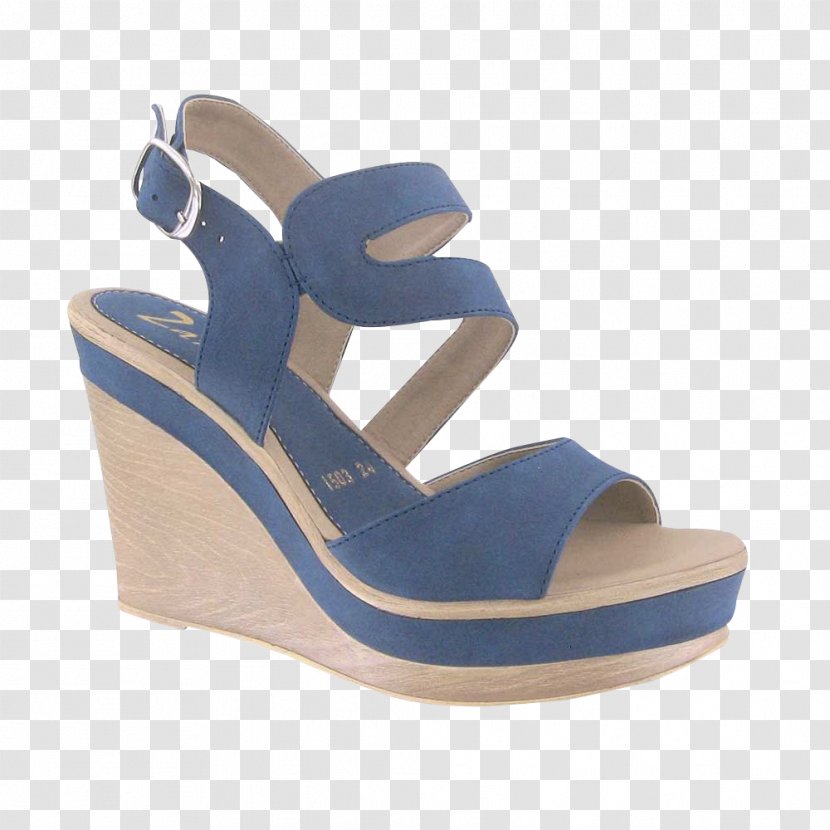 Suede Product Design Shoe Sandal - Blue Transparent PNG