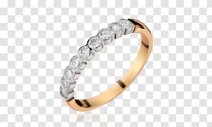 Wedding Ring Crimp Diamond Jewellery Pierre Précieuse - Silver Transparent PNG