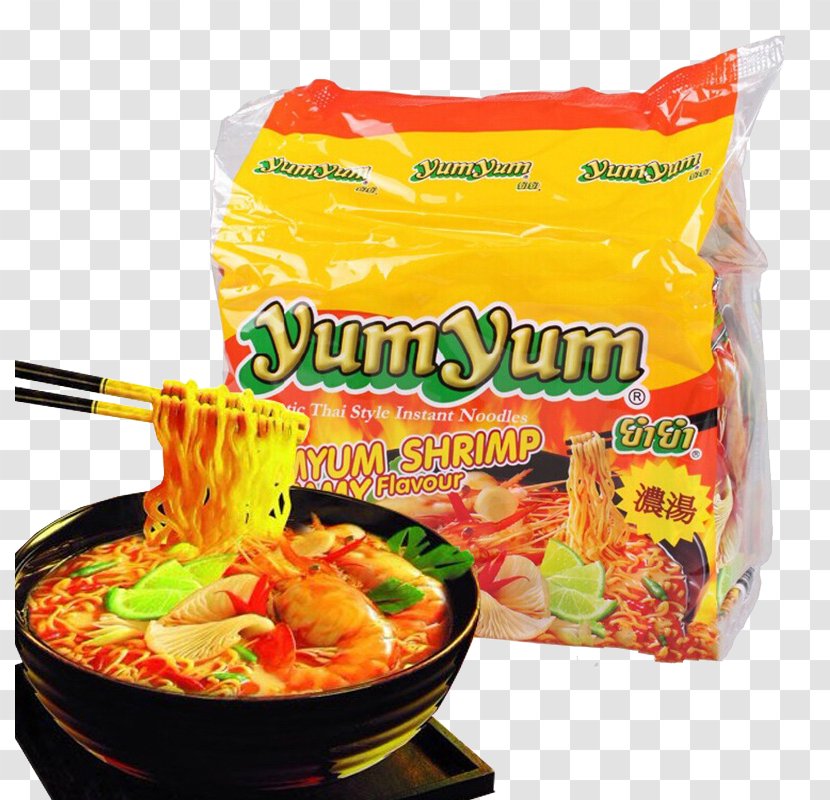 Instant Noodle Tom Yum Hot And Sour Soup Ramen JD.com - Pungency - Goong Noodles Transparent PNG