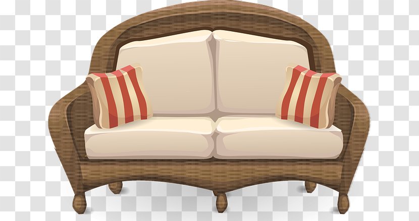 Couch Table Garden Furniture Patio - Noble Wicker Chair Transparent PNG