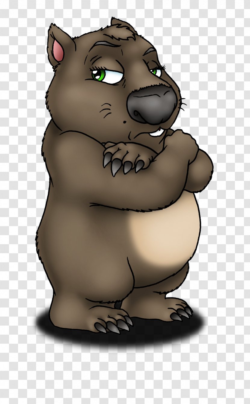 Riley And The Grumpy Wombat: A Journey Around Melbourne Clip Art - Cartoon - Wombat Transparent PNG