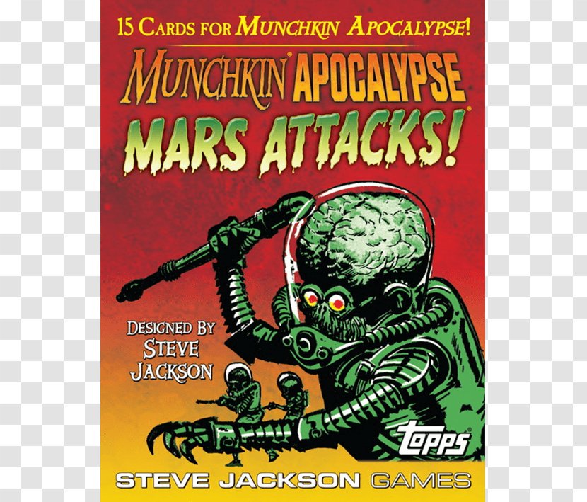 Munchkin YouTube Mars Attacks Game Apocalypse - Steve Jackson Games - AttackS! Transparent PNG