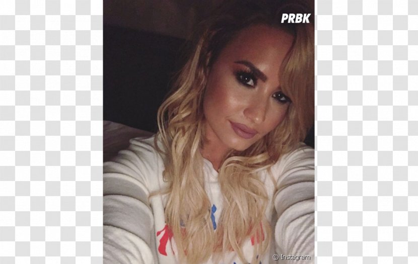 Demi Lovato Blond Human Hair Color Hairstyle - Flower Transparent PNG