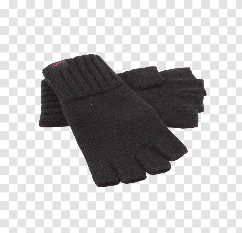 Fur Glove Safety Black M - Herringbone Transparent PNG