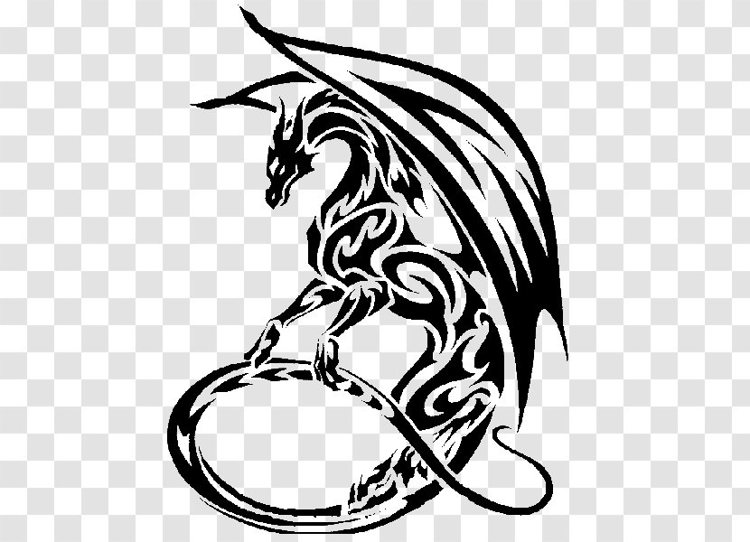 Tattoo Artist Stencil Designs Dragon Sleeve Transparent PNG