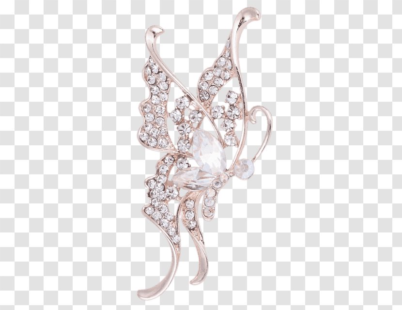 Earring Brooch Imitation Gemstones & Rhinestones Clothing Jewellery - Earrings Transparent PNG