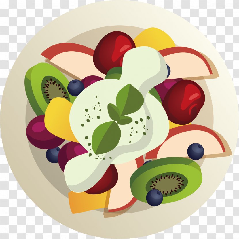 Indian Cuisine Vegetarian Veganism Food - Healthy Diet - Vector Fruit Salad Transparent PNG