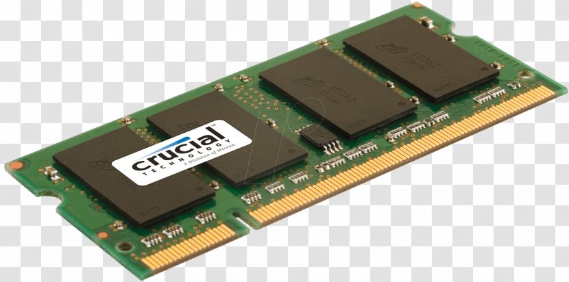 Laptop DDR2 SDRAM SO-DIMM Computer Data Storage - Cas Latency - Ram Transparent PNG