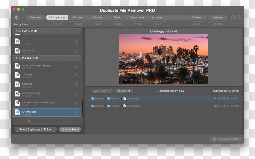 Screenshot MacOS Sierra - Multimedia Software - Duplicate Transparent PNG